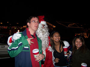 Santa at Christmas Tree Lane